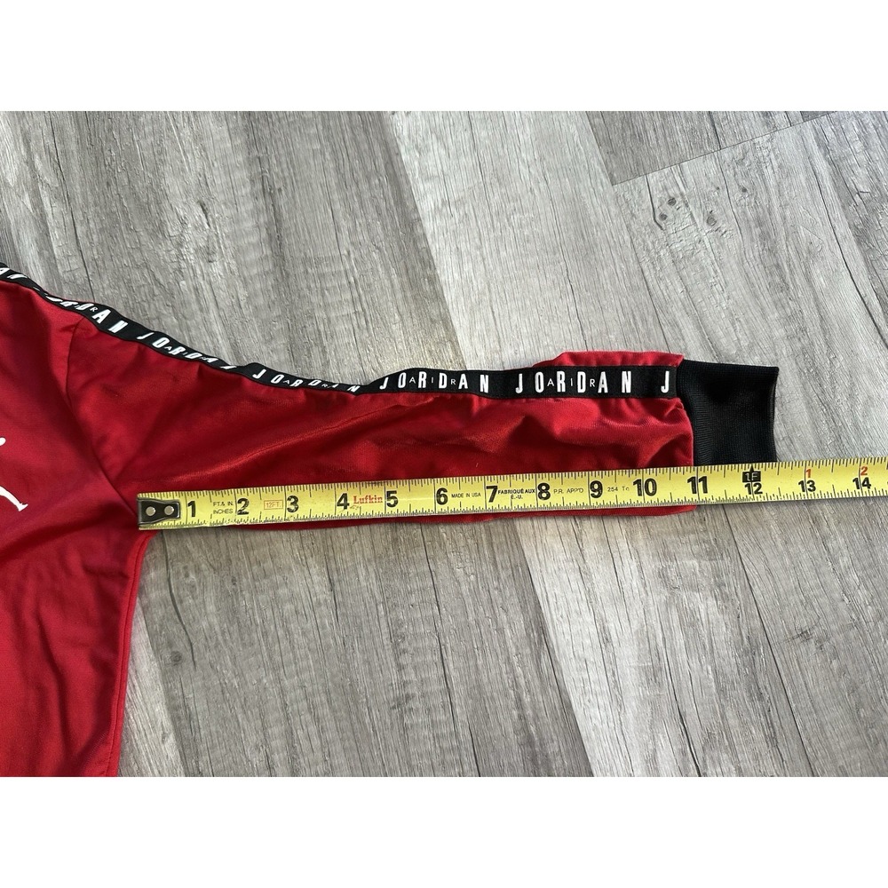 Air Jordan Boys 4T Red Full-Zip Track Jacket Athletic Warm-Up Jacket - Picture 9 of 11